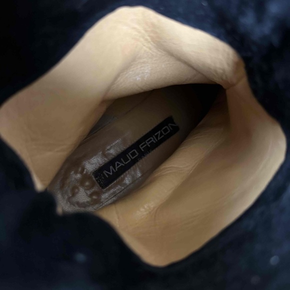 Maud Frizon Red Crocodile Pattern Pointed Toe Western Boots Size EU 36 - Picture 6 of 16